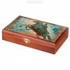 Домино  в шкатулке "медный всадник" 21*13*5 см. дерево, латунь, пластик 323-405 фото 1 &mdash; Egidius.ru