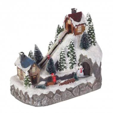 Фигурка декоративная  с движущимися элементами и подсветкой. АА*3шт (не прилаг.), 29,5х17х26см 84-0423 — Egidius.ru