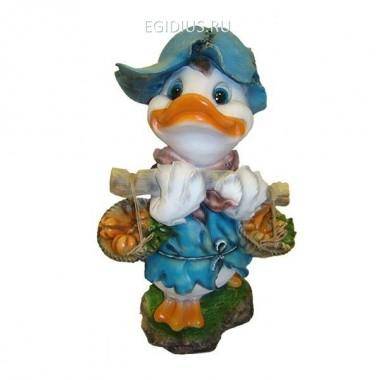 Фигура для сада и дачи Утка с тыквами в корзине L34W26H56 см 81-6206 — Egidius.ru