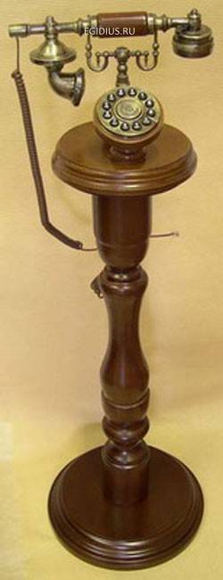 Телефон-ретро d=29см, 90см 100-358 фото 1 — Egidius.ru