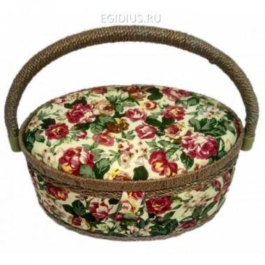 Шкатулка для рукоделия с подносом, L24 W18 H11см 81-4105 — Egidius.ru