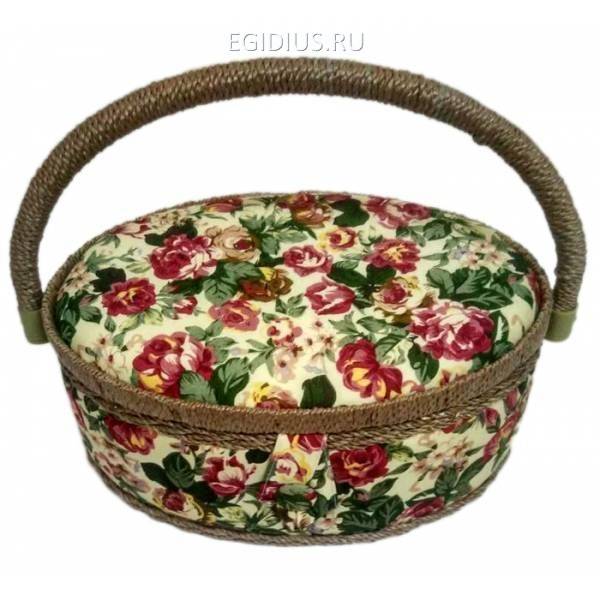 Шкатулка для рукоделия с подносом, L24 W18 H11см 81-4105 фото 1 — Egidius.ru