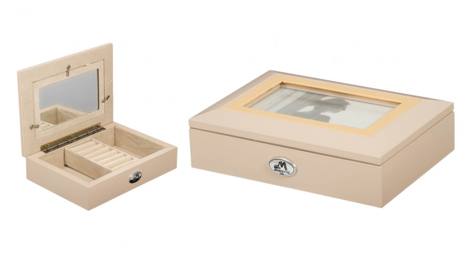 Шкатулка-фоторамка ювелирная Moretto 18*13*5см  115-525 фото 1 — Egidius.ru