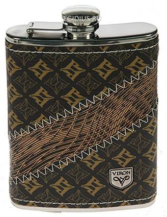 Фляжка подарочная VIRON 230 мл. 3*9*12 см. 114-505 фото 1 &mdash; Egidius.ru