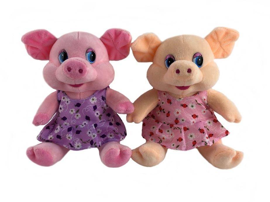 Мягкая игрушка Свинка S68 19см 281-221 фото 1 — Egidius.ru