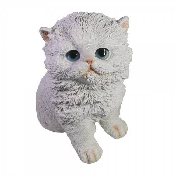 Фигура для дачи "Котенок" (белый) L16W11H16 81-6814 фото 1 — Egidius.ru