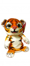 Интерактивная игрушка тигренок-повторюшка 18 см символ года 2022 280-902 фото 1 — Egidius.ru