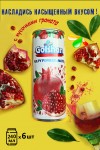 Негазированный фруктовый сокосодержащий напиток Golshan гранат с кусочками граната и алоэ вера 6 банок по 240 мл Иран 5-0-010 фото 1 — Egidius.ru