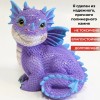 Копилка "Дракоша" (фиолетовый) 16*15,5*13, символ года 2024 81-3245 фото 6 — Egidius.ru