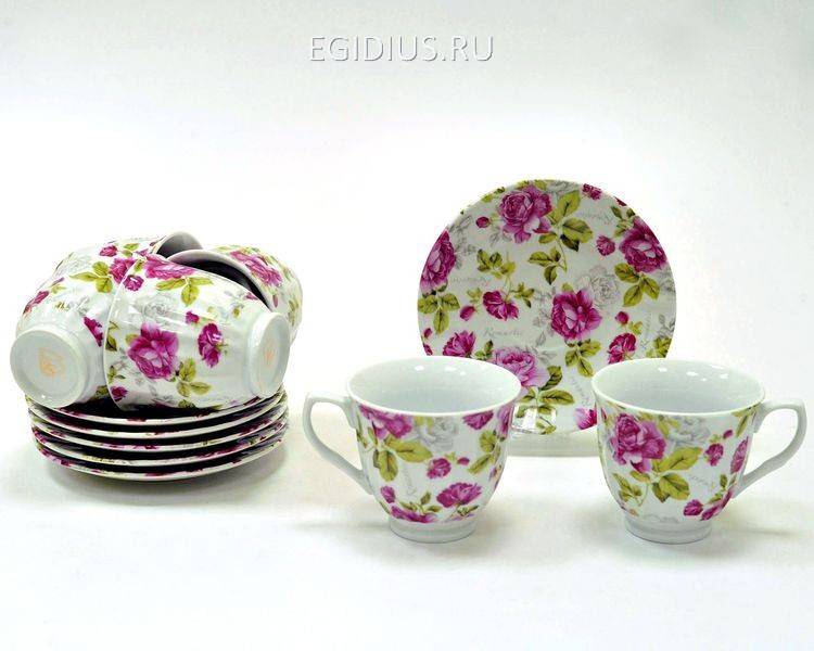 12пр. Чайный набор  600-601 фото 1 — Egidius.ru