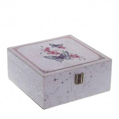 Шкатулка для украшений, 20х20х9 см 81-7350 — Egidius.ru