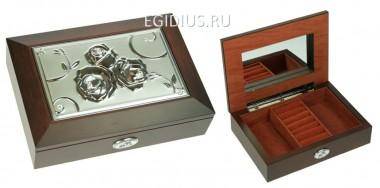 Шкатулка ювелирная Moretto 18*13*5см  110-175 — Egidius.ru