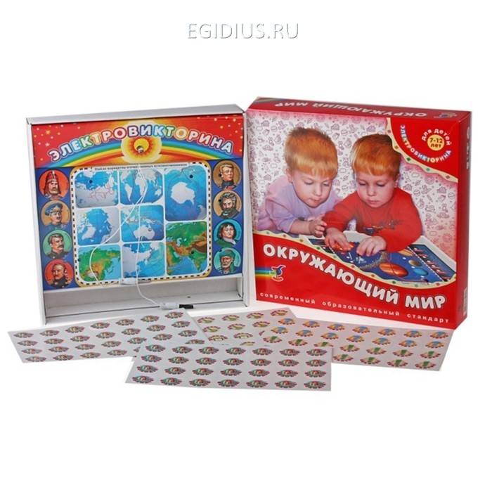 Настольная игра "Электровикторина "Окружающий мир" 811-000 фото 1 &mdash; Egidius.ru