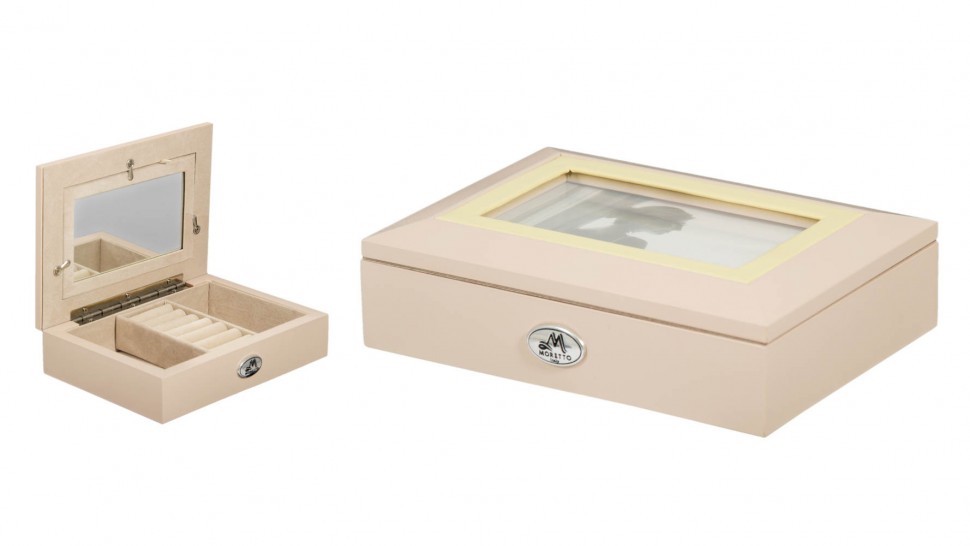 Шкатулка-фоторамка ювелирная Moretto 18*13*5см  115-526 фото 1 — Egidius.ru