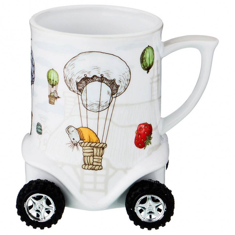 Кружка на колесиках "коллекция мышата" 350 мл. 332-941 фото 1 — Egidius.ru
