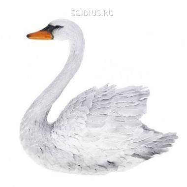 Фигура для сада Лебедь большой L41W22H38 см 81-6057 — Egidius.ru