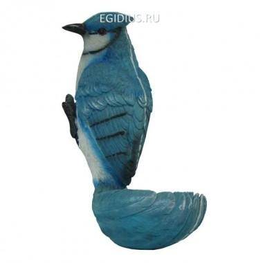Фигура садовая навесная кормушка Зимородок L12.5W12.5H24.5см 81-6462 — Egidius.ru