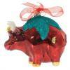 Украшение новогоднее "Бычок", L11 W5 H8,5см 82-1527 фото 2 — Egidius.ru
