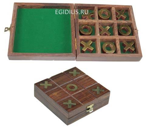 Игра настольная "Крестики-нолики" 13*13см  104-112 фото 1 — Egidius.ru