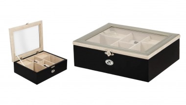 Шкатулка для ювелирных украшений и часов Moretto 24*19*8см  115-528 — Egidius.ru