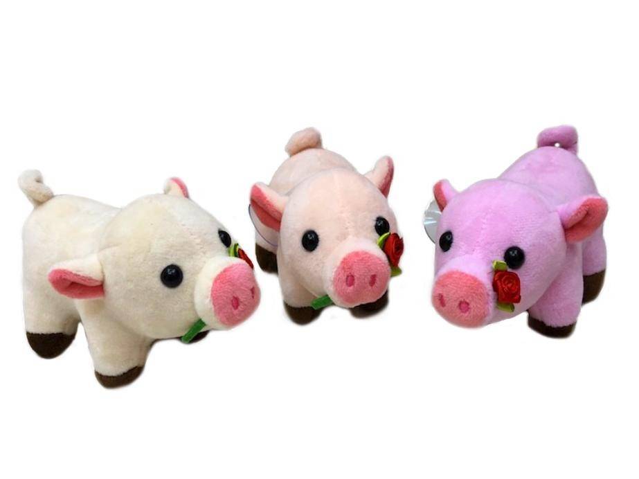 Мягкая игрушка-брелок Свинка S61  281-214 фото 1 — Egidius.ru