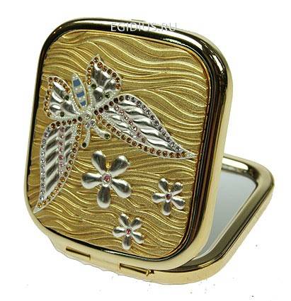 Зеркальце со стразами "LA GEER"  105-332 фото 1 — Egidius.ru