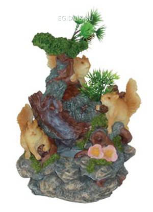 Комнатный фонтан "3 белки" Н*L*W=25*17*15 см 10-0061 фото 1 &mdash; Egidius.ru