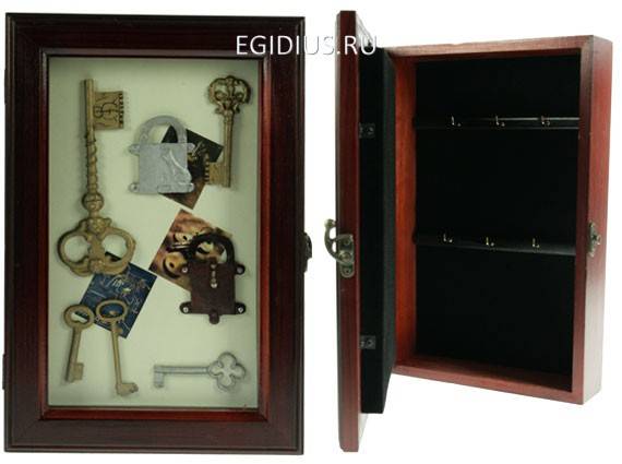 Коллаж-ключница Ключики 20*7*30см  104-063 фото 1 — Egidius.ru