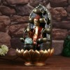 Фонтан настольный от сети, подсветка "Молитва будды" красно-золотой 40х25х25 см 803-047 фото 3 — Egidius.ru