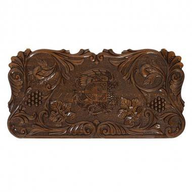 Настольная игра: Нарды резные &quot;2 Герба&quot;, Avetyan 4-2-178 — Egidius.ru