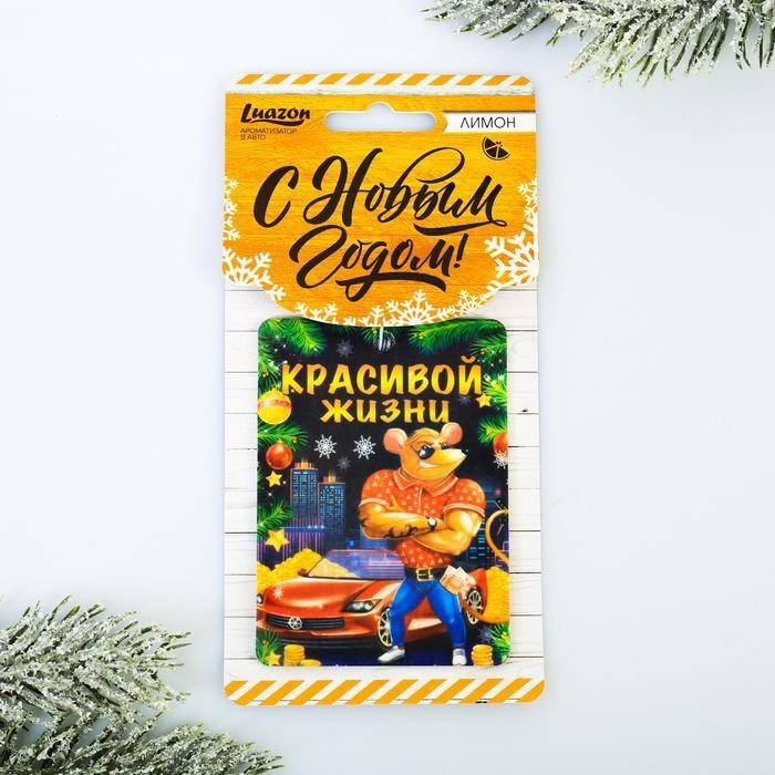 Ароматизатор в авто "Красивой жизни", 6,5 х 9 см 813-210 фото 1 — Egidius.ru