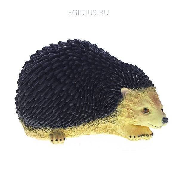 Садовая фигура "Ежик прижатый", L13.5W21H14 см 81-6058 фото 1 &mdash; Egidius.ru