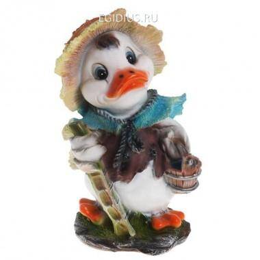 Фигура для сада и дачи Утка с ведерком L21W20H39 см 81-6208 — Egidius.ru