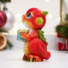 Фигура декоративная "Дракончик с подарком" (красный) 7,5*5*5,5 см 81-3248 фото 3 — Egidius.ru