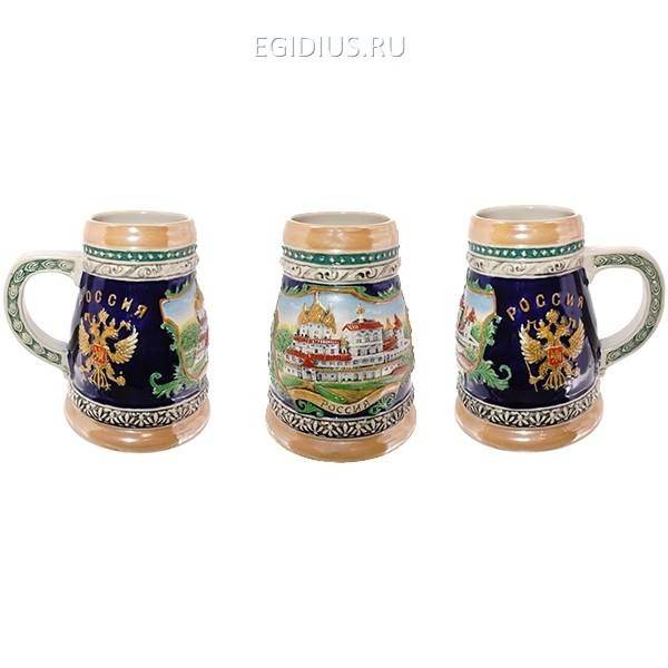 Кружка "Россия", 800мл (без инд.упаковки) 80-0578 фото 1 — Egidius.ru