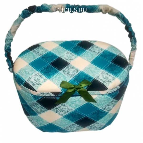 Шкатулка для рукоделия (с подносом), L31 W22 H17,5 см 81-4109 фото 1 — Egidius.ru