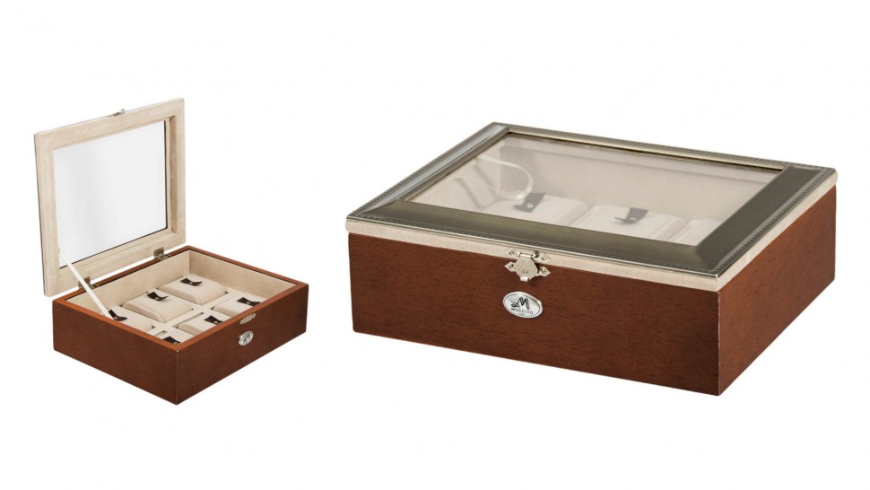 Шкатулка для ювелирных украшений и часов Moretto 24*19*8см   115-529 фото 1 — Egidius.ru
