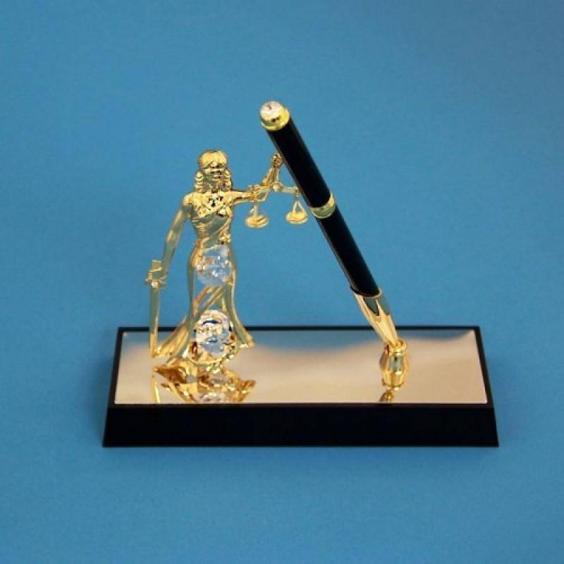 Фигурка Ручка на подставке с фемидой Swarovski 16*6*20см 3-1-603 фото 1 — Egidius.ru Фигурка Ручка на подставке с фемидой Swarovski 16*6*20см 3-1-603 фото 1 — Egidius.ru
