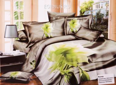 Кпб 1,5 сп, сатин набивной &quot;нежность&quot; 305-025 — Egidius.ru