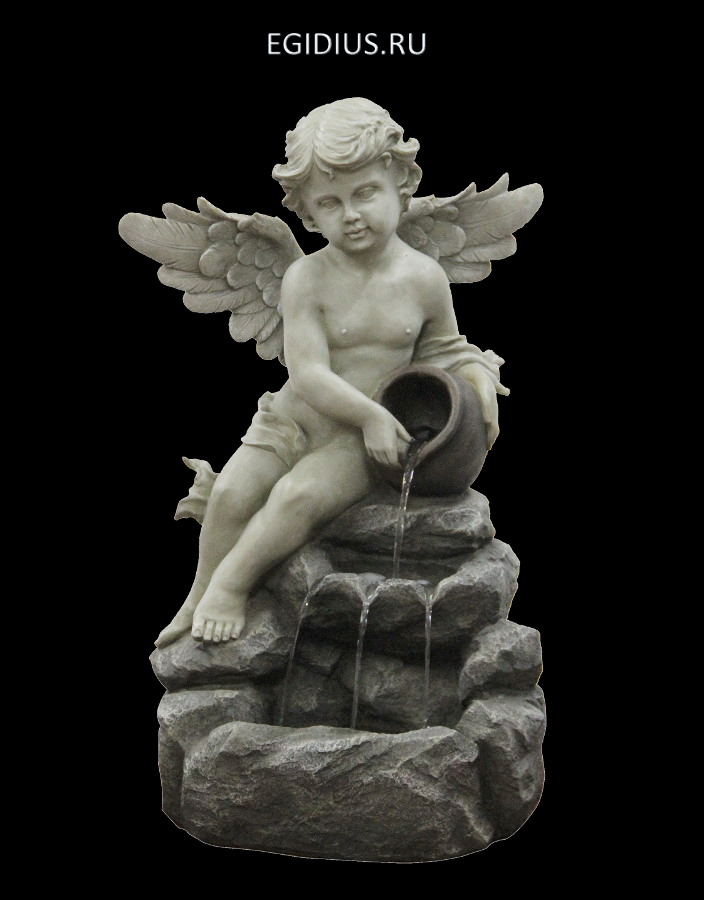 Напольный Фонтан интерьерный декоративный "Ангелочек" 31-0623 фото 1 &mdash; Egidius.ru