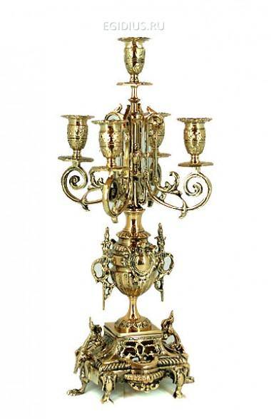 Канделябр каминный на 5 свечей 100-218 — Egidius.ru
