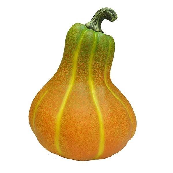 Садовая фигура из полистоуна "Тыква большая вытянутая"L30W32H41см 81-6724 фото 1 — Egidius.ru