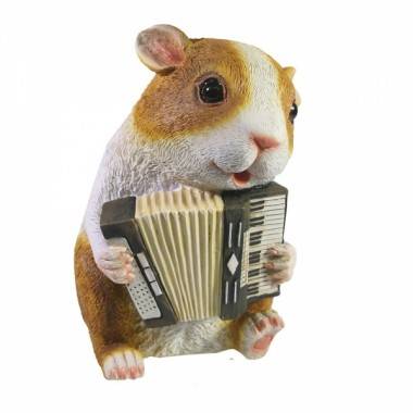 Садовая фигура &quot;Морская свинка с аккордеоном&quot; L10W13,5H17 81-6818 — Egidius.ru