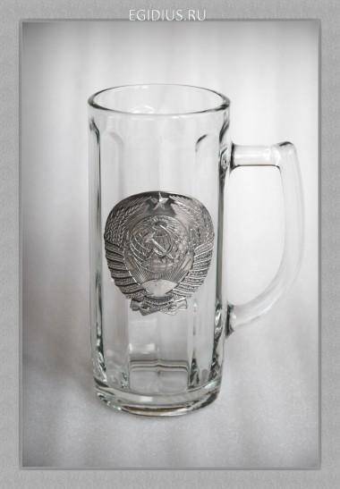 Пивная кружка 1254 &quot;СССР&quot;   500мл.  72-0013 — Egidius.ru