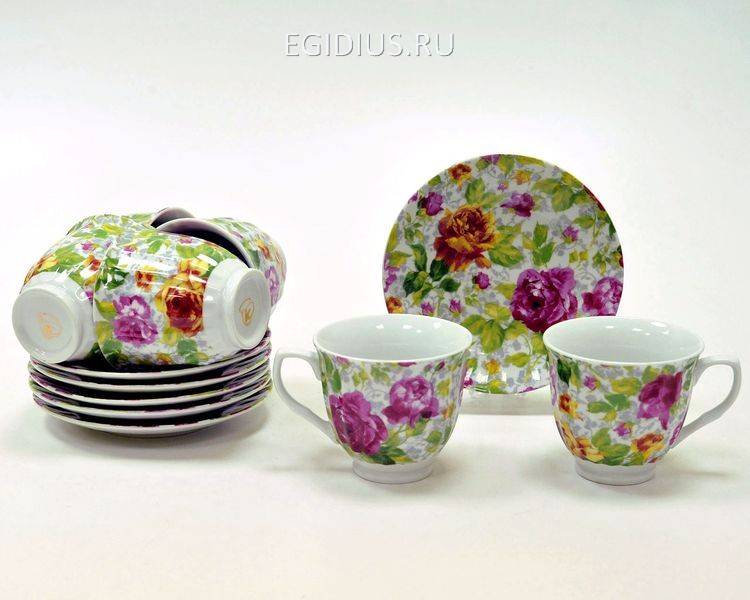 12пр. Чайный набор  600-603 фото 1 — Egidius.ru