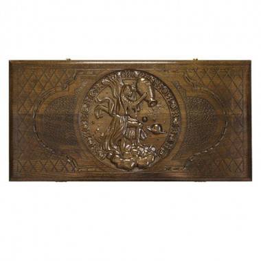 Настольная игра: Нарды резные &quot;Зодиак Водолей&quot;, Ustyan 4-2-082 — Egidius.ru