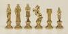 Шахматный набор "Ренессанс" (корич. мет. доска 36х36, дер. короб, фигуры золото/бронза) 31-0735 фото 2 — Egidius.ru