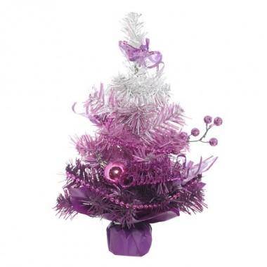 Ёлка декоративная с украшениями, H 30 см 80-0108 — Egidius.ru