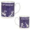 Кружка фарфоровая "Чемпионат Мира FIFA 2018" v=420мл.  406-199 фото 1 &mdash; Egidius.ru