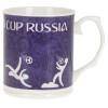 Кружка фарфоровая "Чемпионат Мира FIFA 2018" v=420мл.  406-199 фото 2 &mdash; Egidius.ru
